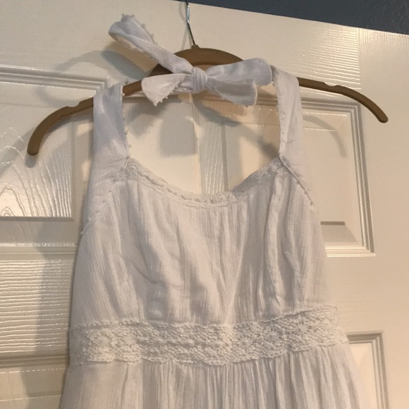 Anthropologie Maeve Ivory Halter Dress. Size 8 - Picture 2 of 9